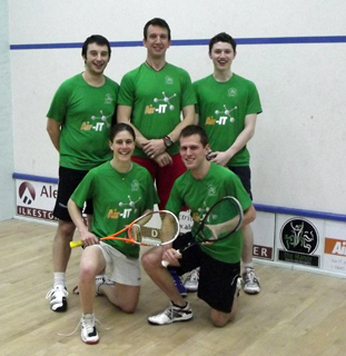 Manor 1st Squash Team Sponsorship, Air-IT Nottingham support